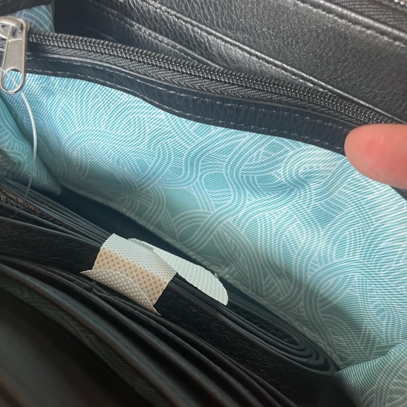 The Sak Black Leather Clutch Wallet - Picture 6 of 9